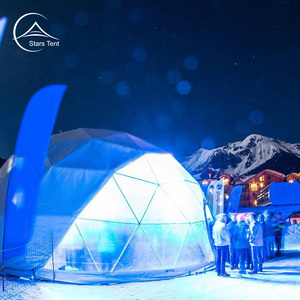 5M Luxury Round Tent Pvc <strong>House</strong> Igloo <strong>Domes</strong> With Bathroom Camping Glamping Pod Done <strong>House</strong> Tempered - Product Image 2