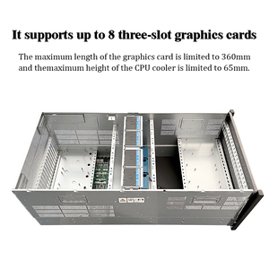 7U 8 GPU Rackmount Server <b>Case</b> 5090 Chassis With Power Supply ATX Form Factor GEN5 PCIe 5.0 <b>for</b> Deep Learning AI <b>Computing</b> GPU S - Product Image 5