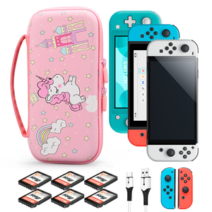 Modx-pochette de rangement pour Nintendo <span class=keywords><strong>Switch</strong></span> <span class=keywords><strong>OLED</strong></span> / <span class=keywords><strong>Switch</strong></span> Lite, dessin animé, jolie sacoche de voyage, accessoire de jeu, vente en gros - Product Image 6