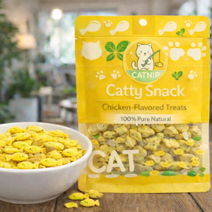 Friandise pour chat saveur menthe, thon et poulet, qualité supérieure, riche en protéines, pour l'exportation, approvisionnement en vrac, OEM - Product Image 1