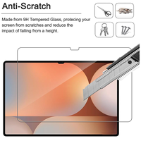 Protection d'écran en verre trempé 9H, épaisseur 0,3 mm, fabriqué au Japon (AGC), pour Tab S9 Ultra, S8 Ultra, S10 Ultra, S11 Ultra, 14,6 pouces, sans bulles