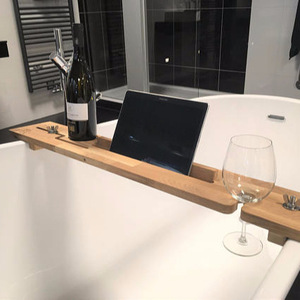 Amazon's hot products bath caddy tray bathtub shelf rack bathroom product organizer