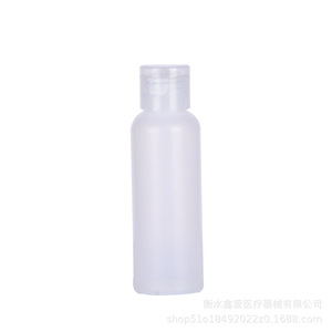 Semi Transparent Pe <b>Plastic</b> Bottle 30ml Cylinder Flip Top <b>Cap</b> Cosmetic Packaging - Product Image 5