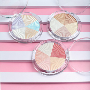 Palette <span class=keywords><strong>de</strong></span> <span class=keywords><strong>contour</strong></span> et d'enlumineur pressé 5 couleurs 13g, poudre vegan haute pigmentation, maquillage éclaircissant pour le visage, marque privée - Product Image 2