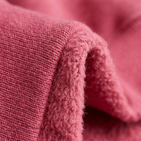 Ensemble deux pièces streetwear Y2K pour femme avec logo personnalisé : sweat à capuche court rose zippé et pantalon de survêtement évasé