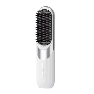 Mini Plancha de Pelo Eléctrica Inalámbrica USB Profesional con Iones Negativos para Mujer, Cepillo de Carga Inalámbrica - Product Image 1