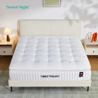 Sweetnight OEM ODM Maßgefertigte Orthopädische Rollmatratze Memory-Schaum King-Size Federkernmatratze für Schlafzimmer Villa Hotel Apartment Schule