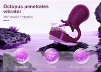 Octopus Jump Egg, Dispositif de plaisir féminin auto-stimulant, Jouet sexuel à détection de vibration avec application et fixation