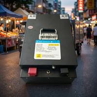 بطارية سيارة أو سكوتر أو دراجة كهربائية من نوع QR Energy 64V 46.5Ah، حزمة بطاريات ليثيوم فوسفات عالية السعة، حزمة بطاريات ليثيوم أيون 64V.