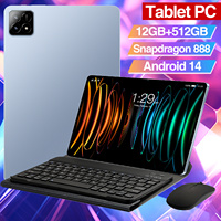 Tablet PC Multilingüe Pad 6S de 11 Pulgadas, 12GB+512GB, 108MP, 8000mAh, 5G, Doble SIM+TF, Procesador AI de 12 Núcleos, Octa Core Gaming Overclock