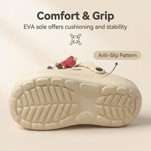 รองเท้าผู้หญิงแฟชั่นฤดูร้อนแบบสวม  ผ้าตาข่ายนุ่ม  กันลื่น  เพิ่มความสูง  สำหรับใส่กลางแจ้ง - Product Image 6