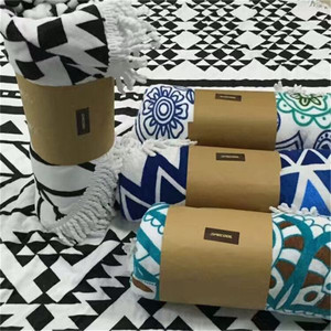 Sản phẩm bán chạy nhất 2025 ở Châu Âu quá khổ 1.5m dưa hấu chanh sợi nhỏ bãi biển vòng màu xanh lá cây bãi biển Khăn mandala - Product Image 2