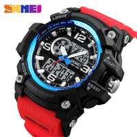 New Skmei 1283 Dual Time Relojes Hombre Waterproof Jam Tangan Sports Digital Wrist Watches