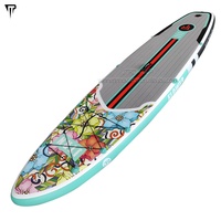 JTRDA 11 'Flower design Dropshipping planche à pagaie gonflable avec siège paddleboard sup sap board wake planche de surf paddle board