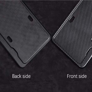 Tùy chỉnh trọng lượng nhẹ sợi <span class=keywords><strong>carbon</strong></span> tấm giấy phép khung cho American & Châu Âu xe ô tô - Product Image 3