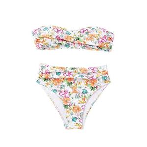 Traje de Baño de Verano para Mujer con Estampado Floral, de Secado Rápido, con Tirantes de Acero, Espalda Descubierta, Transpirable, con Cinturón, Ecológico, Nuevo Lanzamiento - Product Image 5
