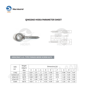 <span class=keywords><strong>Vis</strong></span> à œil forgée en acier au carbone de type US G275, galvanisée, conforme ASME, pour suspension de câbles et points de fixation d'éclairage - Product Image 2
