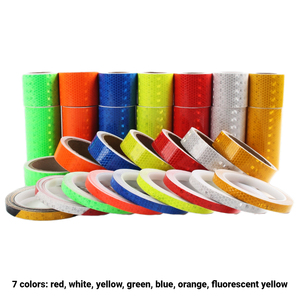 Ruban de sécurité réfléchissant haute visibilité en PVC, largeur 2,5 cm, adhésif sensible à la pression, déchirable, multicolore, durée de vie 1-2 ans, prix usine - Product Image 3