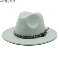 Landfond Vente en gros d'accessoires de chapeaux populaires européens et américains, chapeaux hauts classiques, chapeau de cowboy