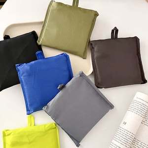 Sacola Dobrável de Alta Qualidade com Impressão, Grande Capacidade, Reutilizável, de Poliéster, para Compras - Product Image 3