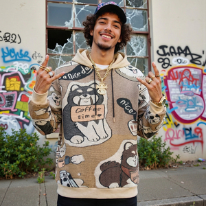 Felpa con Cappuccio Unisex Oversize Stile Hip Hop, Abbigliamento Casual Streetwear, Top Cool per Rap e <span class=keywords><strong>Basket</strong></span>, Taglie Grandi - Product Image 3