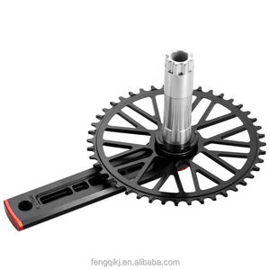 सुपर क्रैंक बाइक क्रैंकसेट उत्पाद माउंटेन बाइक फाइबर क्रैंक बाइक स्टील चेनरिंग ड्राइवलाइन क्रैंकसेट - Product Image 4