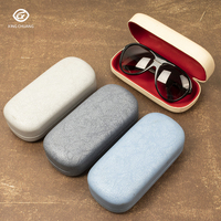 Étuis à lunettes de soleil tendance grand format, boîtes à lunettes en cuir rigide, étuis personnalisés recyclés pour lunettes de soleil
