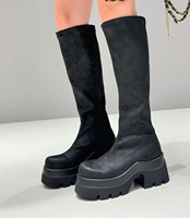 Bottes d'hiver élégantes pour femmes en cuir, à bout pointu, légères, pour un usage quotidien