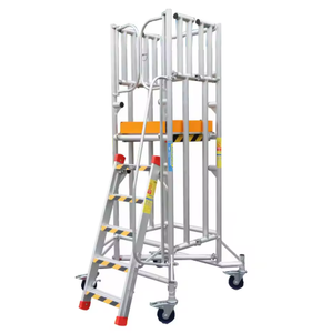 Andamio Móvil de Aleación de Aluminio de Alta Calidad, Torre de Andamio de 2.5 m, 5 m, 10 m, 15 m de Altura para Uso en Construcción - Product Image 2