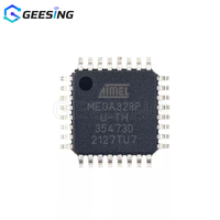 Microcontrôleur AVR 8 bits Geesing MCU TQFP32 32KB Flash 20MHz à faible consommation d'énergie, puce IC SMD pour équipement embarqué ATMEGA328P-AU