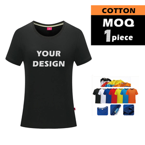 Camiseta Deportiva Informal de Manga Corta de Algodón para Mujer, Ropa Deportiva para Gimnasio y Fitness, Venta al Por Mayor - Product Image 1