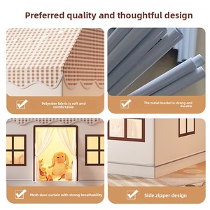 Hot Selling Children's Indoor/Outdoor Playhouse Soft Cloth with Windows Kids <strong>Playtent</strong> - Product Image 5