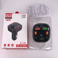 Kit de chargeur de voiture rapide PD type-c double Port USB BT récepteur Audio sans fil modulateur transmetteur FM lecteur MP3 de voiture 10W OTP 3.0