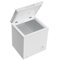 Congélateur coffre mini BD-66/2cu.ft à porte unique, congélateur/réfrigérateur 2 en 1 avec 5 modes de température