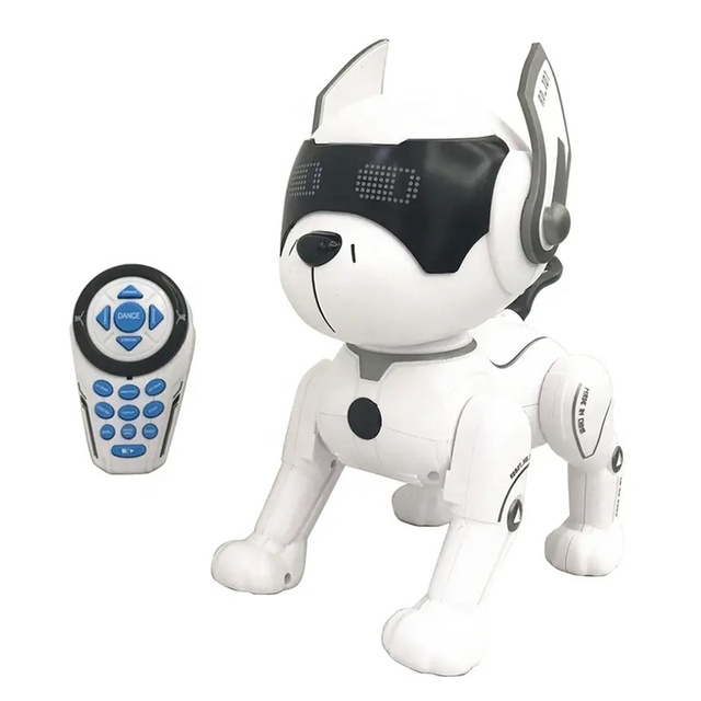 Programmable Robot Puppy Toy for Kids -Remote Control Dancing Intelligent Robot Dog Electronic Pet with Sound STEM Learning Gift