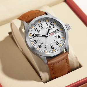 Montre-bracelet à quartz sport pour <span class=keywords><strong>homme</strong></span> de haute qualité, design simple, affichage de la date, étanche, <span class=keywords><strong>prix</strong></span> abordable, montre classique pour <span class=keywords><strong>homme</strong></span> - Product Image 1