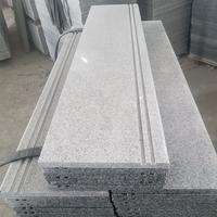 Carreaux de granit gris, marches, escaliers, marches, pierre naturelle, vente en gros
