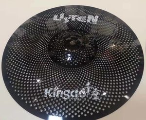 Juego de Platillos de Batería Profesional Kingdo 2026, Venta Directa de Fábrica, Precio Económico, 5 Piezas, Platillo de Percusión Negro de Bajo Volumen - Product Image 6