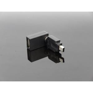 360 gradi di rotazione Mini 5pin USB maschio <span class=keywords><strong>a</strong></span> USB 2.0 femmina OTG adattatore <span class=keywords><strong>convertitore</strong></span> per auto <span class=keywords><strong>MP3</strong></span> porta USB musica - Product Image 3