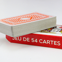 Cartes à jouer en plastique PVC personnalisées sur mesure, cartes à jouer en papier en gros avec votre propre logo