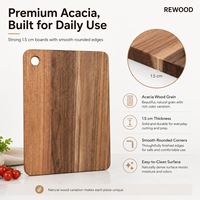 Planche à découper en acacia avec logo personnalisé, planche à découper en bois de qualité supérieure pour la vente au détail et les cadeaux d'entreprise