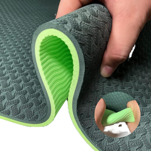 Tapete de Yoga y Pilates de TPE de 8 mm, Impermeable, Antideslizante, Extra Grueso, Ecológico, con Correa de Transporte, Opción de Logotipo Personalizado, 4 mm/6 mm <span class=keywords><strong>BSTAR</strong></span> - Product Image 1