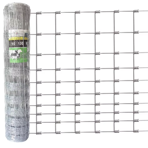 Panneau de clôture en treillis soudé en fil de fer galvanisé pour l'élevage de chèvres et de bovins, 1,2 m/100 m, avec service de pliage - Product Image 1