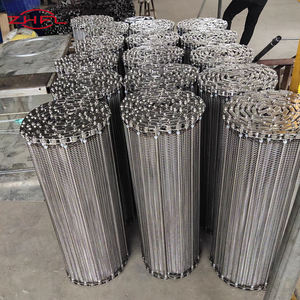 Banda Transportadora de Alambre de Acero Inoxidable de Alta Calidad, Tejido Liso para Bandas Transportadoras de Malla de Eslabones de Escalera - Product Image 5