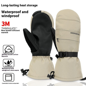 Mùa Đông Ấm Áp Cho Găng Tay Trượt Tuyết Unisex Không Thấm Nước Dày 3M Windproof Chống Trượt Cách Nhiệt Màn Hình Cảm Ứng Găng Tay Trượt Tuyết - Product Image 6