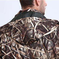 Vêtements de chasse pour hommes, combinaisons de camouflage bionique Ghillie, vêtements de camouflage en roseau, veste et pantalon de chasse, combinaisons de chasse au canard pour l'observation des oiseaux
