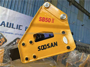 Martillo hidráulico de tipo lateral de 11-16 toneladas, Sb 50, para excavadoras, retroexcavadoras, cargadoras, motor central, bomba de martillo rompedor de cincel - Product Image 3