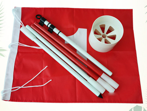 Có Thể Gập Lại Nhựa Ống Màu Sắc Rắn Hoặc Rô Cờ + Tiêu Chuẩn Dính Flag Cực + Cốc Nhựa Sân Golf Golf Cờ Thiết Lập - Product Image 4