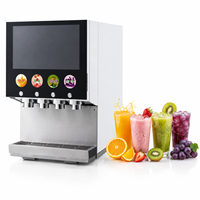 Distributeur de jus commercial OEM à 4 têtes, distributeur automatique de boissons aux fruits pour hôtel, cantine, centre commercial