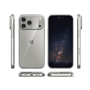 Custodia Trasparente per iPhone 17 Pro Max, <span class=keywords><strong>Cover</strong></span> Protettiva Ultra Sottile in TPU <span class=keywords><strong>Silicone</strong></span> da 1MM per iPhone 17 Air 16 Plus - Product Image 2